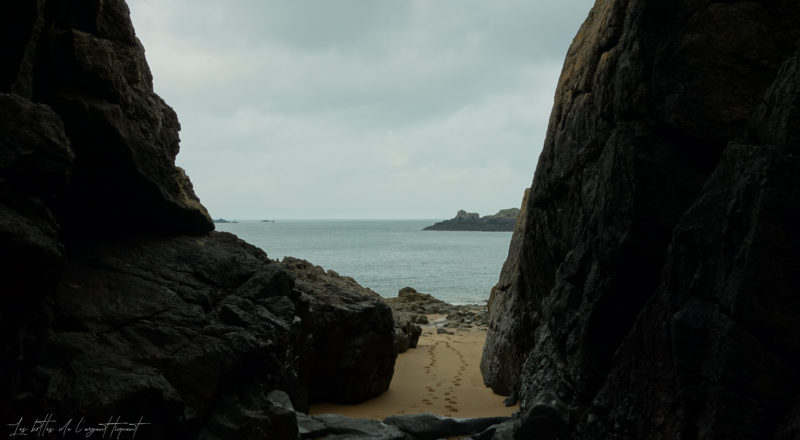 Une crique sur la plage