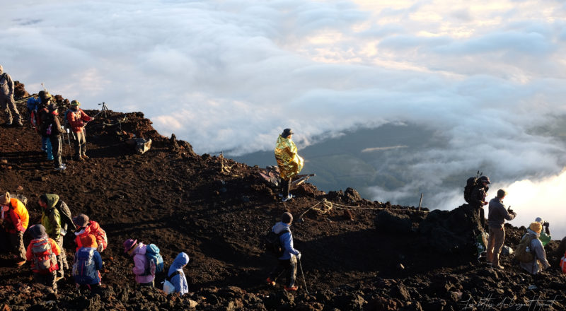 Mon pote en haut du Mont Fuji