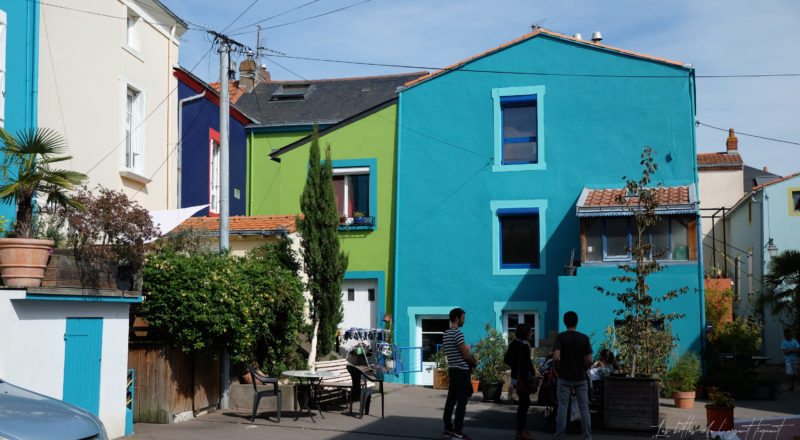 Des maisons colorées
